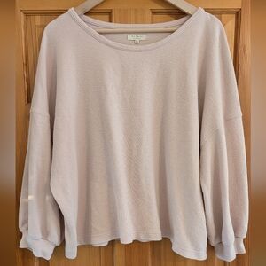 Miles By Madewell Soft Pink Pullover Top